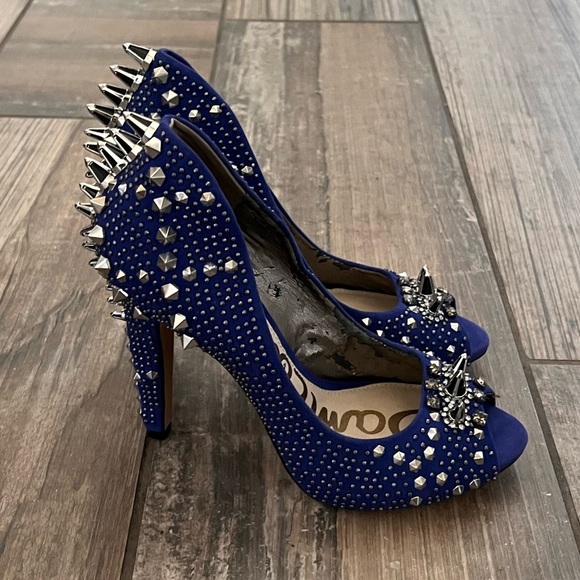 Sam Edelman Lizette heeled open toe shoes size 7 - Picture 4 of 10